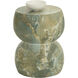 Gemina 20 X 16 inch Marble Look / Jade Onyx Outdoor End Table